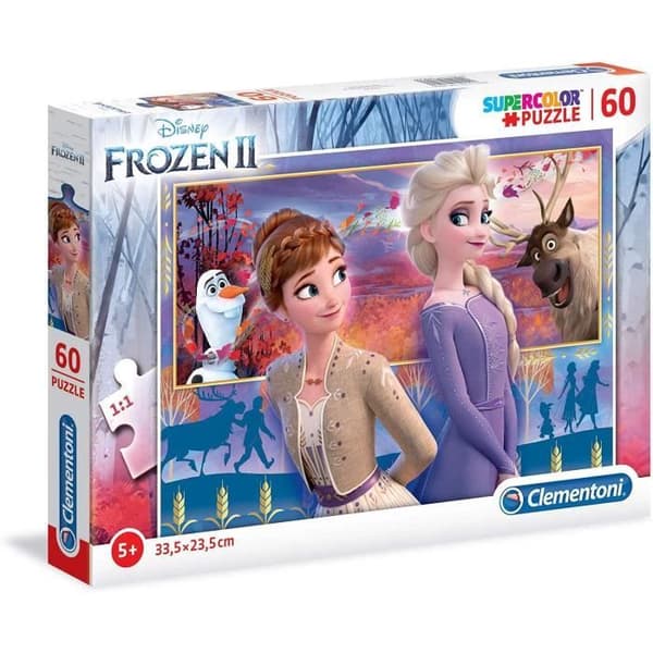 Disney Frozen 2 Maxi Supercolor Pussel 33,5 x 23,5 cm 60 bitar 26056