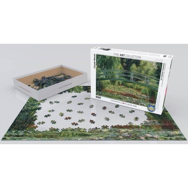 1000 pusselbitar: Den japanska gångbron, Claude Monet Unique Color