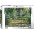 Miniatyrbild 1 av 3: 1000 pusselbitar: Den japanska gångbron, Claude Monet Unique Color