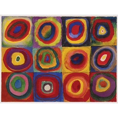 Pusselmålningsstudie av färger av Wassily Kandinsky - Ravensburger - 1500 bitar - Blandat - Från 14 år