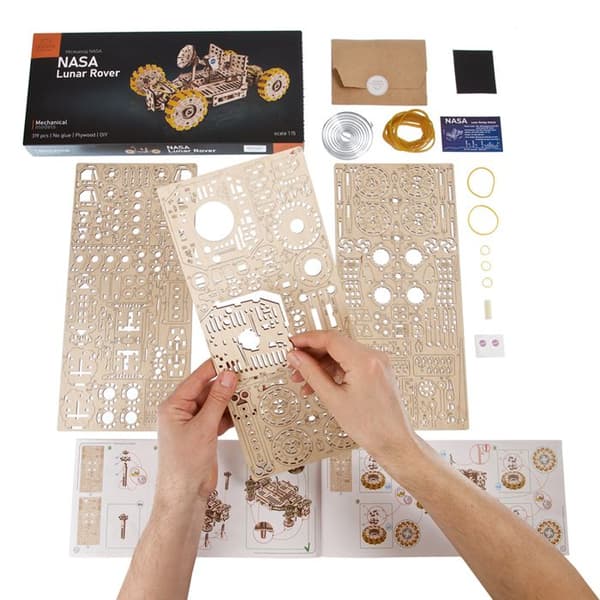 NASA Lunar Rover - Ugears - 3D träpussel