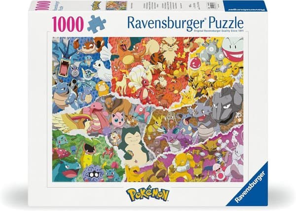 Ravensburger - Vuxenpussel - 1000 bitars pussel - Pokémonäventyret - Vuxna och barn från 14 år - Kvalitetspussel