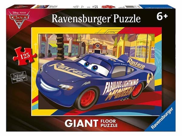 Pussel Ravensburger - 09776 1 - Cars The Movie Puzzle 125 bitar Giant, 3, 9766
