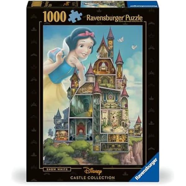 Pussel - RAVENSBURGER - Snövit - 1000 bitar - 70 x 50 cm - Anti-stress
