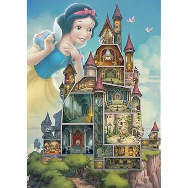 Pussel - RAVENSBURGER - Snövit - 1000 bitar - 70 x 50 cm - Anti-stress