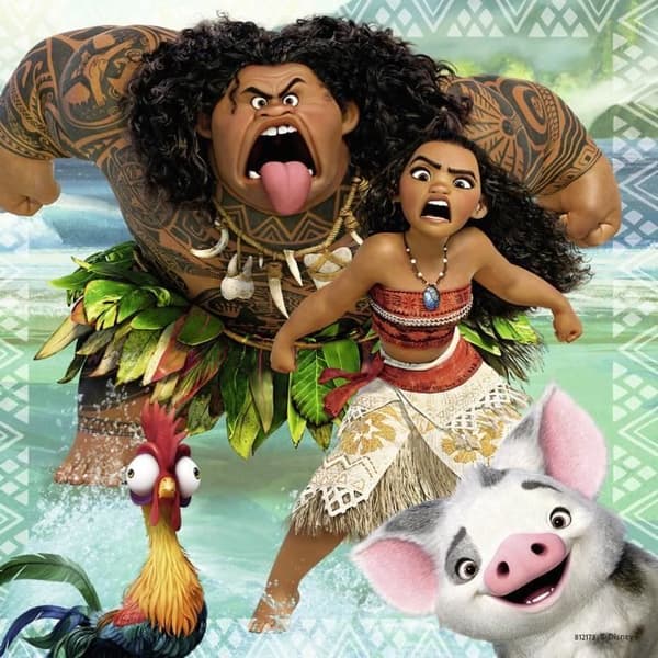 VAIANA Pussel 3x49 st - Disney