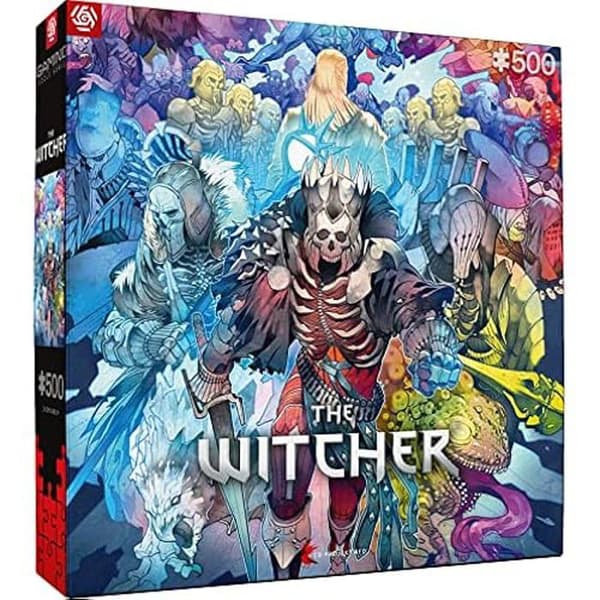 Pussel - GOOD LOOT - The Witcher: Monster Faction - 500 bitar - Resor och kartor - Optimal grafik