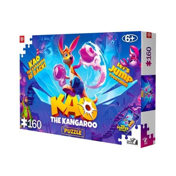 Kao The Kangaroo Puzzle - Return of Kao i 160 bitar - Vit