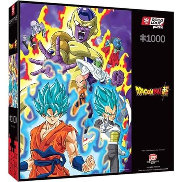 Pussel - GOOD LOOT - Dragon Ball Super - 1000 bitar - Spektakulär grafik - Canvaseffekt