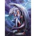 Miniatyrbild 3 av 3: Pussel - Clementoni - Anne Stokes - Dragon Mage - 1000 bitar - Fantasy