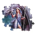 Miniatyrbild 2 av 3: Pussel - Clementoni - Anne Stokes - Dragon Mage - 1000 bitar - Fantasy