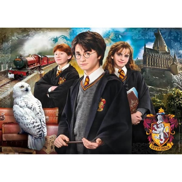 Pussel 1000 bitar - CLEMENTONI - Harry Potter - Fantastisk - Affisch ingår