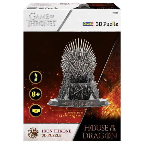 3D-pussel House of the Dragon "Iron Throne" 00224 1 st(s)