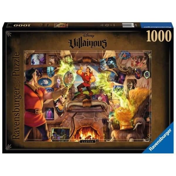 Ravensburger Polska Ravensburger - Villainous: Gaston 1000p (10216889) Svart - 4005556168897