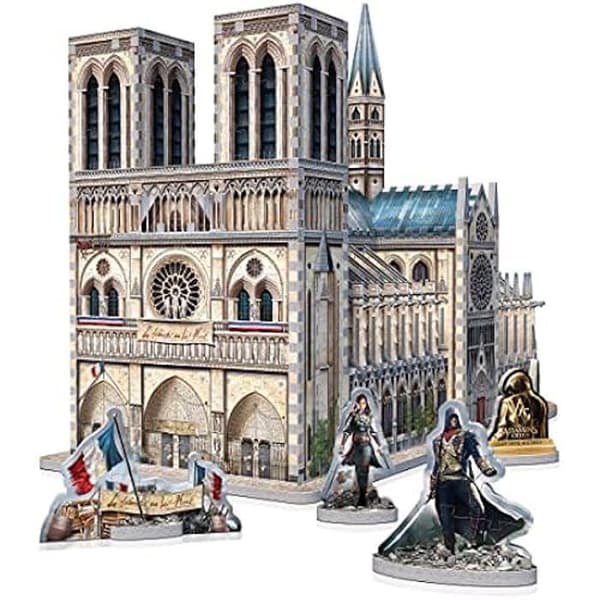 Puzzle 3D - Wrebbit - Assassin's Creed Unity - Notre-Dame - 860 bitar - Arno Victor Dorian