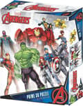 Miniatyrbild 1 av 2: Lentikulärt pussel Avengers Gathering 200 st 46x31 cm - Marvel - Svart - Blandat