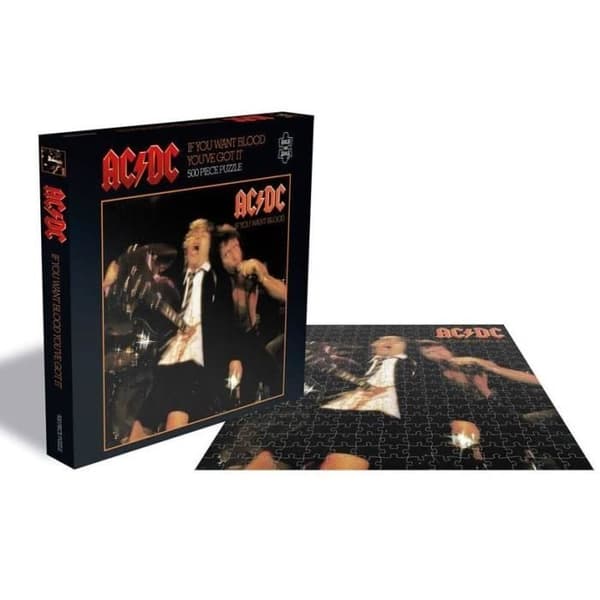 Puzzle AC-DC - OM DU VILL HA BLOD - 500 bitar - 41x41cm