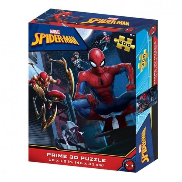 Spider-Man Multiverse linsformigt pussel 200 st - Marvel - Svart