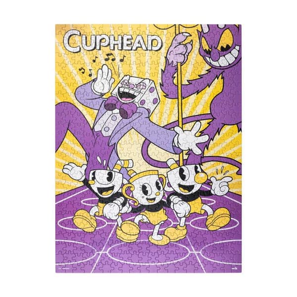 Pussel 500 bitar Cuphead Redo för djävulens dans?