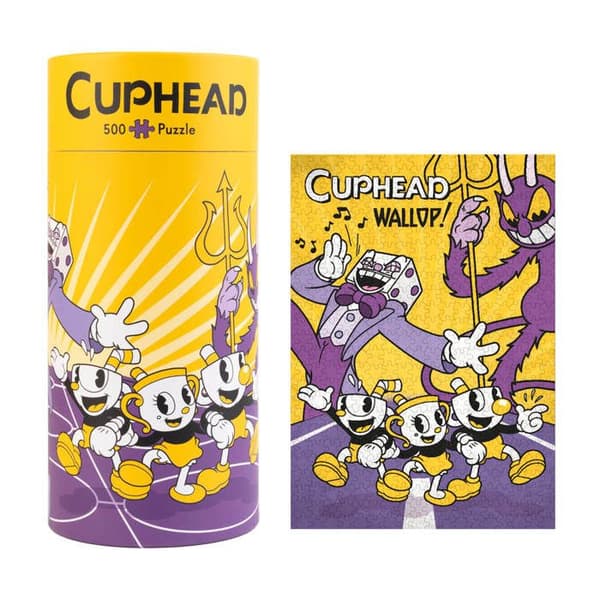 Pussel 500 bitar Cuphead Redo för djävulens dans?