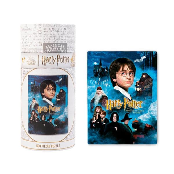 Pussel 500 bitar Harry Potter Den filosofiska stenen