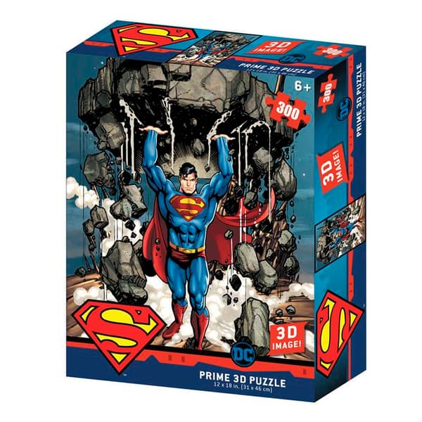 DC Comics linsformade pussel - Stålmannen - 300 bitar - 46x31cm