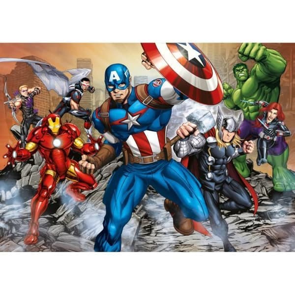 The Avengers Puzzle - CLEMENTONI - 4 i 1 progressiv låda - 20, 60, 100, 180 bitar
