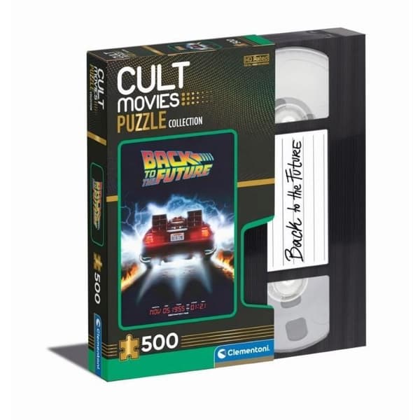 Tillbaka till framtidens pussel - Clementoni - 500 bitar - Cult Movies Collection