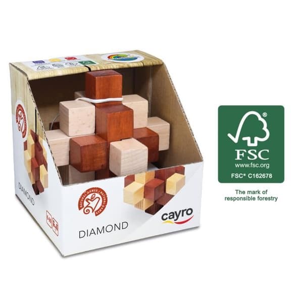 Pussel Diamant Trä