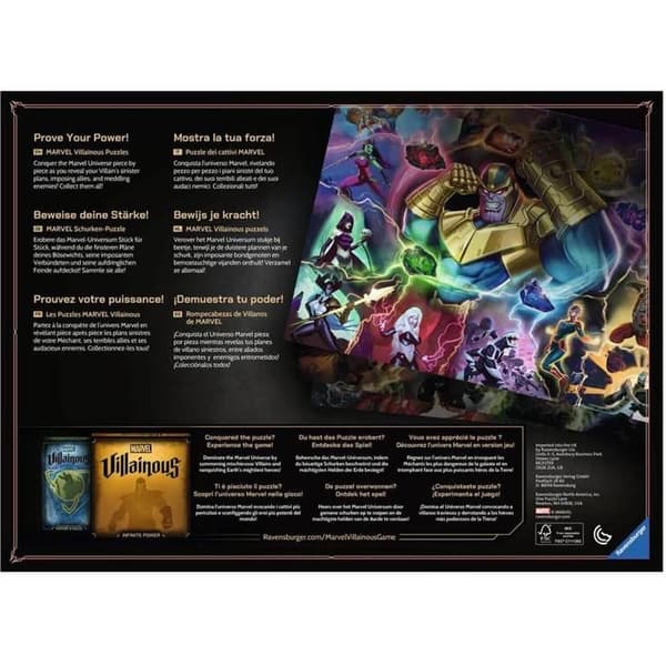 Pussel 1000 bitar: Marvel Villainous Collection: Thanos