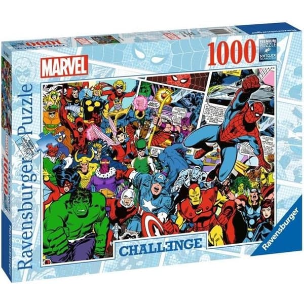 1000 bitars pussel - Ravensburger - Utmaningspussel Marvel - Blandat - Från 14 år