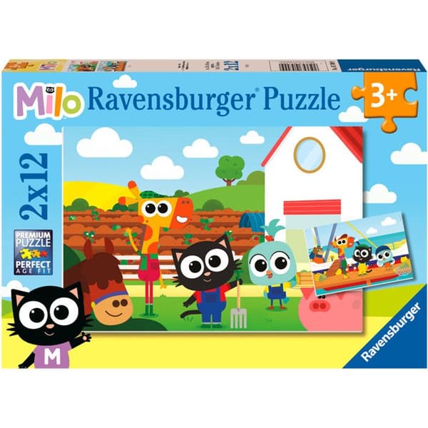 Sortiment av 2x12 pusselbitar - Ravensburger - För barn
