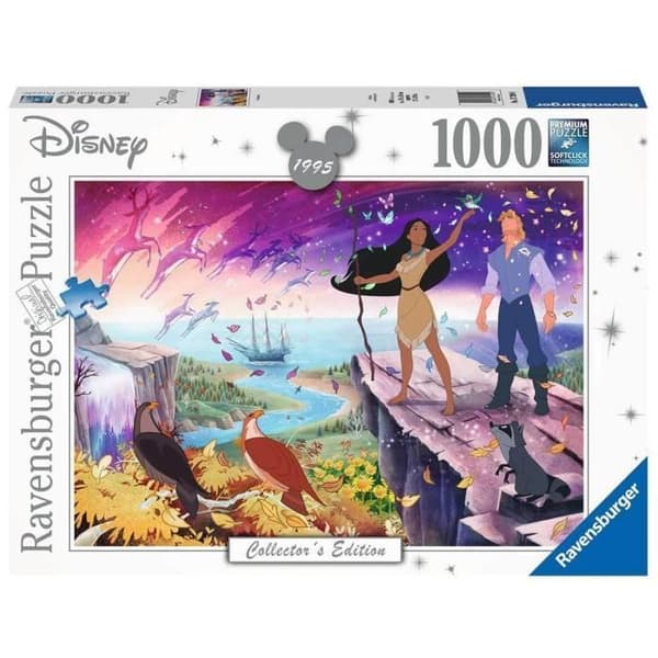 Ravensburger 1000 bitars pussel - Disney Pocahontas - Unik färg - Tecknade serier och serier