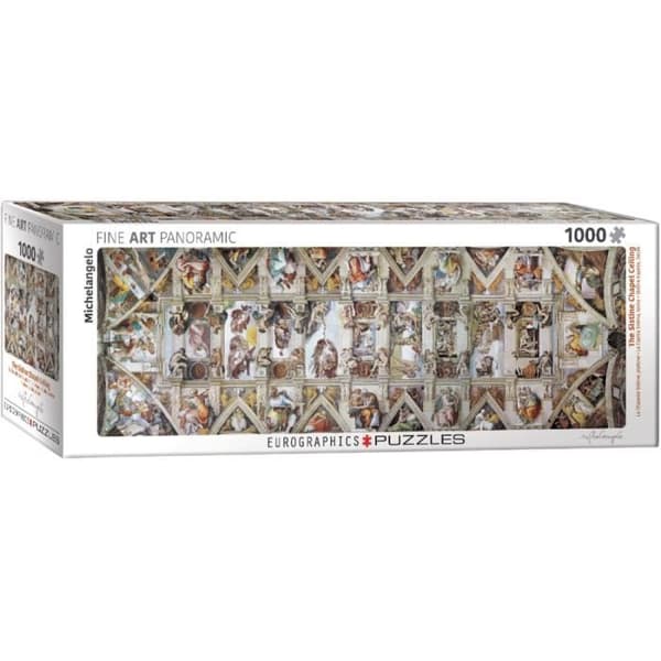 (EG60100960) - Eurographics Puzzle 1000 PC - Sixtinska kapellet av Michelangelo