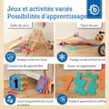 Miniatyrbild 4 av 4: Bieco Babypusselmatta | 26 stycken | Lekmatta Babymatta Pussel Babygolvmatta Babylekmatta Pussel Skummatta
