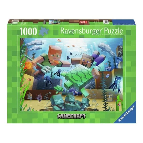Ravensburger pussel minecraft mosaik, 1000st.