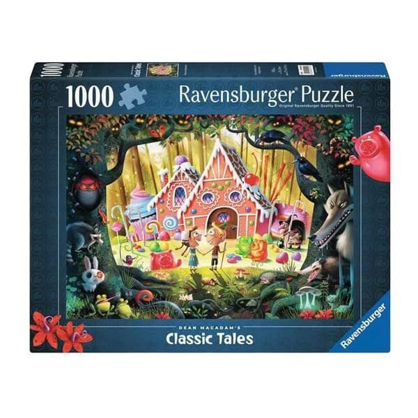 Ravensburger pussel Hans och Greta, 1000st.