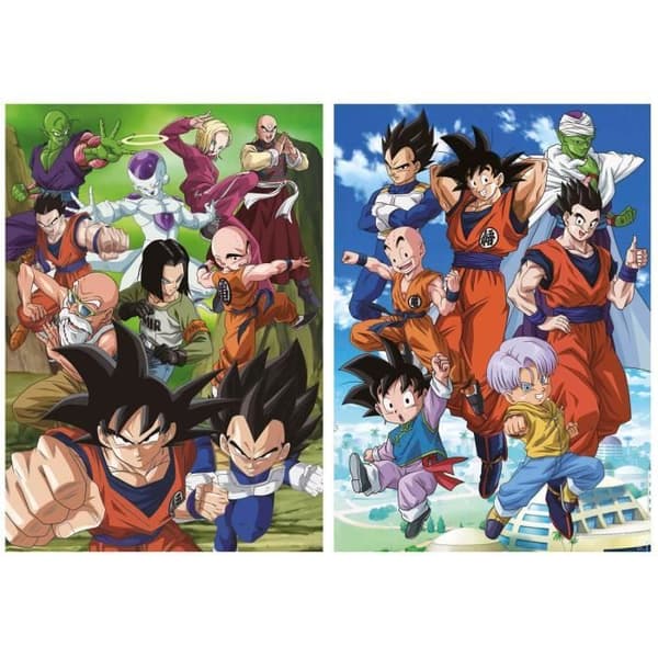 Pussel - Educa - Dragon Ball - 2 x 500 bitar - Tecknade serier och serier