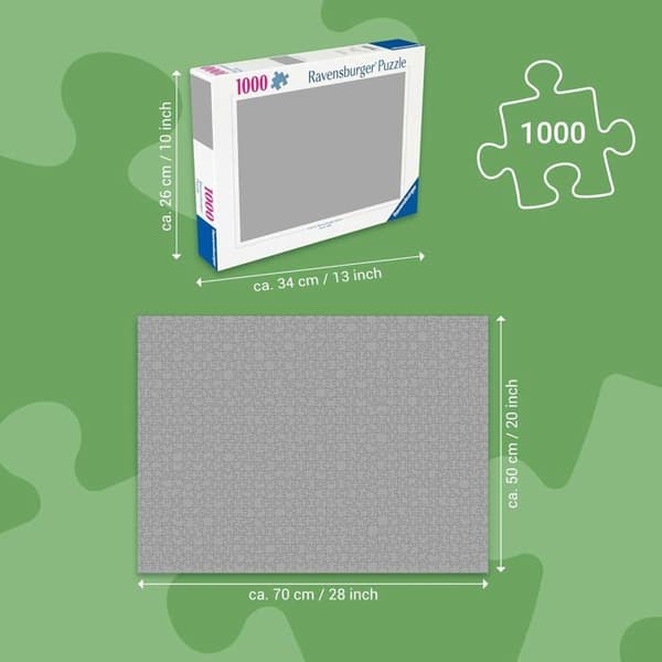 Pussel - RAVENSBURGER - Skönheten och Odjuret - 1000 bitar - 70 x 50 cm - Anti-stress