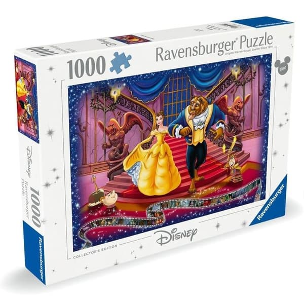 Pussel - RAVENSBURGER - Skönheten och Odjuret - 1000 bitar - 70 x 50 cm - Anti-stress