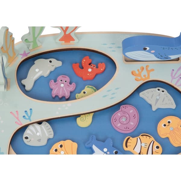 TOOKY TOY Catch A Fish -taitopeli Montessori-palapeli