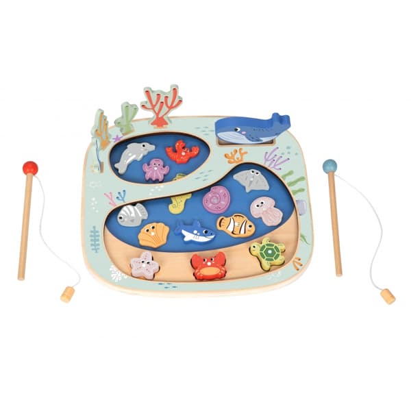 TOOKY TOY Catch A Fish -taitopeli Montessori-palapeli