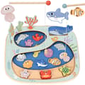 Pikkukuva 1 / 11: TOOKY TOY Catch A Fish -taitopeli Montessori-palapeli