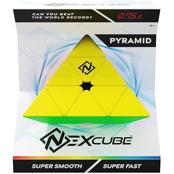 Pussel - GOLIATH - Nexcube Pyramid - Triangelform - Snabbhetsutmaning - Rundad design