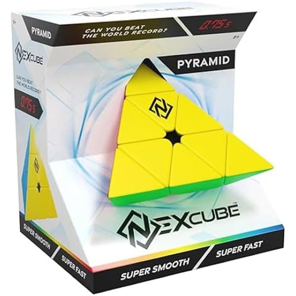 Pussel - GOLIATH - Nexcube Pyramid - Triangelform - Snabbhetsutmaning - Rundad design