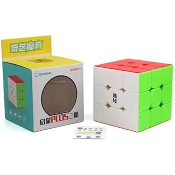 Rubiks kub 3x3 - QIYI - Qimeng Plus - Alla kompetensnivåer - 1 enhet - Blandet