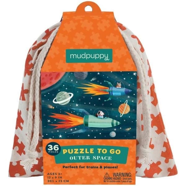 Mudpuppy 36 st Puzzle To Go/Yttre rymden