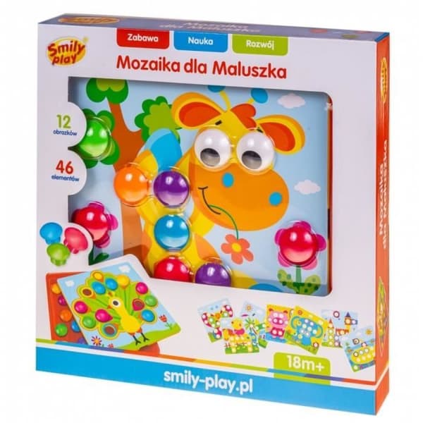 SMILYPLAY MOSAIKPUSSEL FÖR BABY SP83641