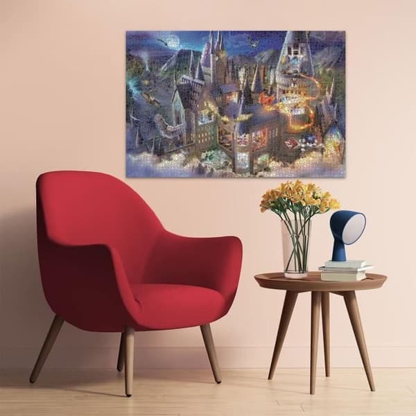 Pussel 3000 bitar Utsikt över Hogwarts slott / Harry Potter, från 14 år, 17561, Ravensburger