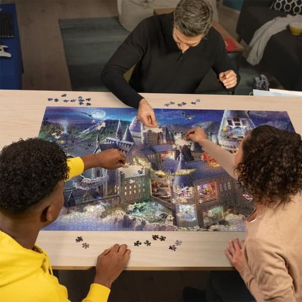 Pussel 3000 bitar Utsikt över Hogwarts slott / Harry Potter, från 14 år, 17561, Ravensburger